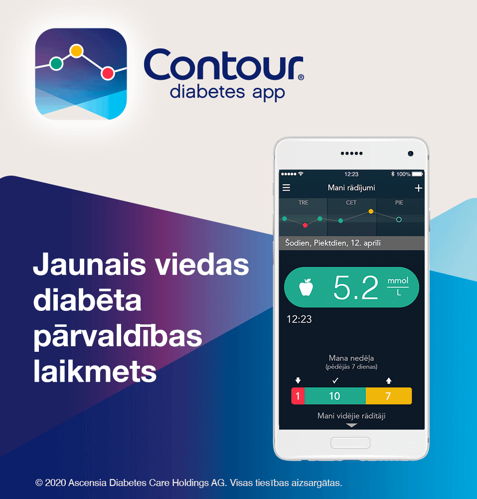 Lietotne Contour DIABETES